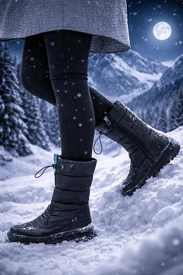Thermal Fur Lined Snow Boots
