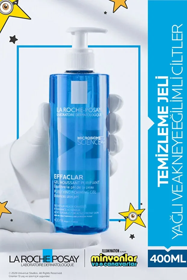 Effaclar Face Cleansing Gel for Oily and Acne-Prone Skin 400 ml