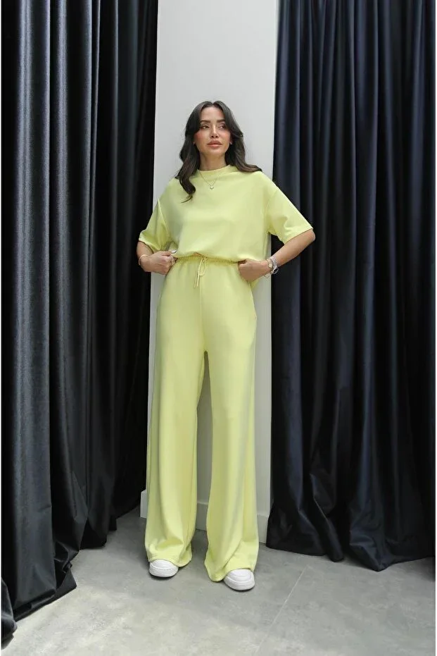 Yellow Darcy Modal Tracksuit