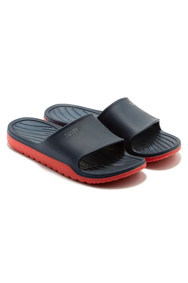 Demba Men's Slippers Navy Red 40/45