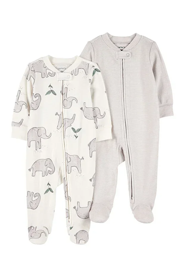 Baby Ecru 2-Piece Sleepsuit