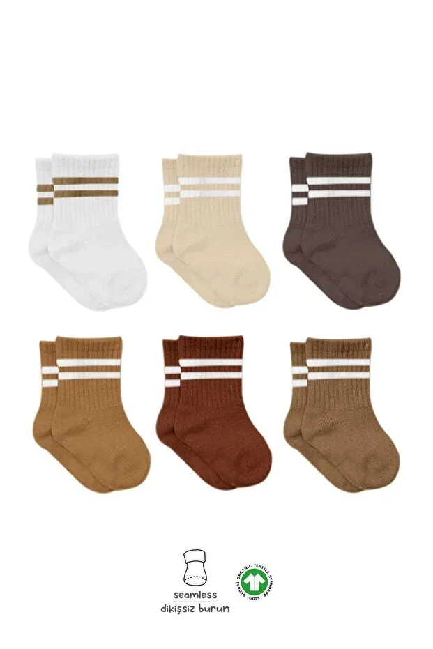Bistyle Girl Boy Baby Organic Basic Long Sock