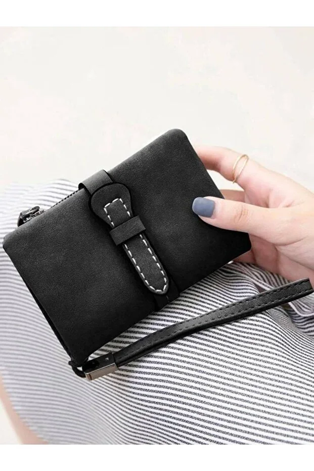 New design wallet with bracelet, soft leather, practical, small size