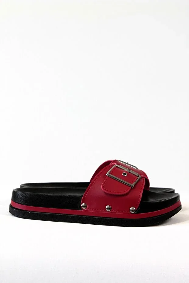 Orthopedic Red Women's Slipper