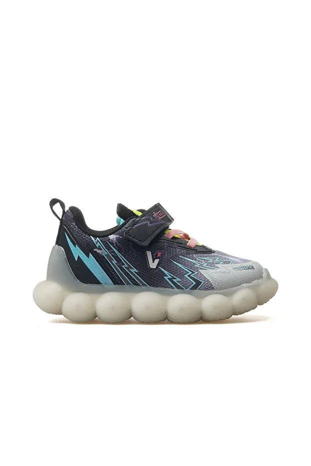Flash Boys' Light-Up Sports Shoes 25y 346.214 Pe Black