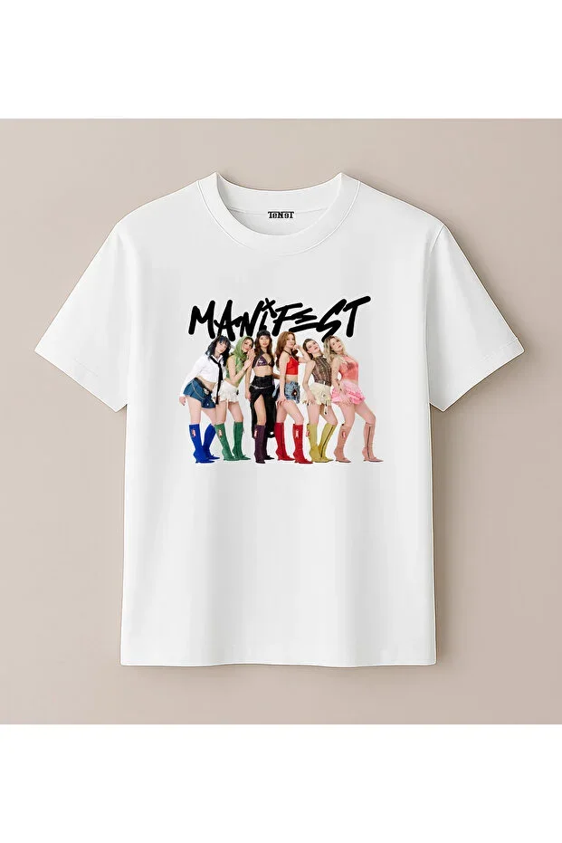 Manifest (tent-20010) Design Printed T-shirt (4-13 Years)