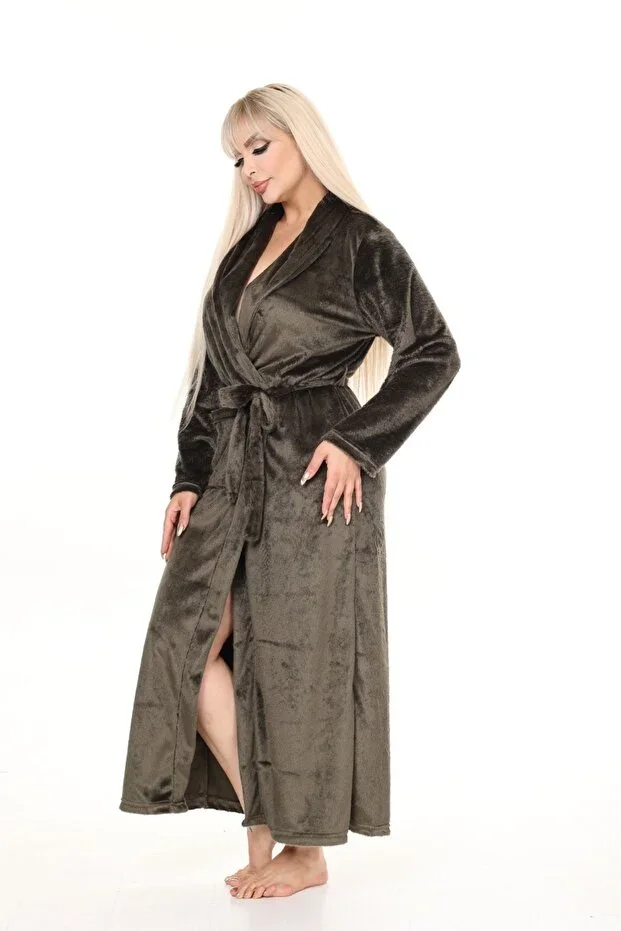 KAIN LONG SLEEVE POCKETED FULL LENGTH ROBE