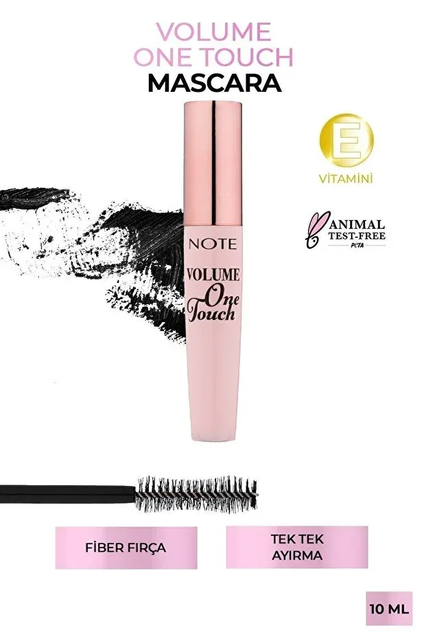 Volume One Touch Single Separation and Volume Effect Mascara - Black