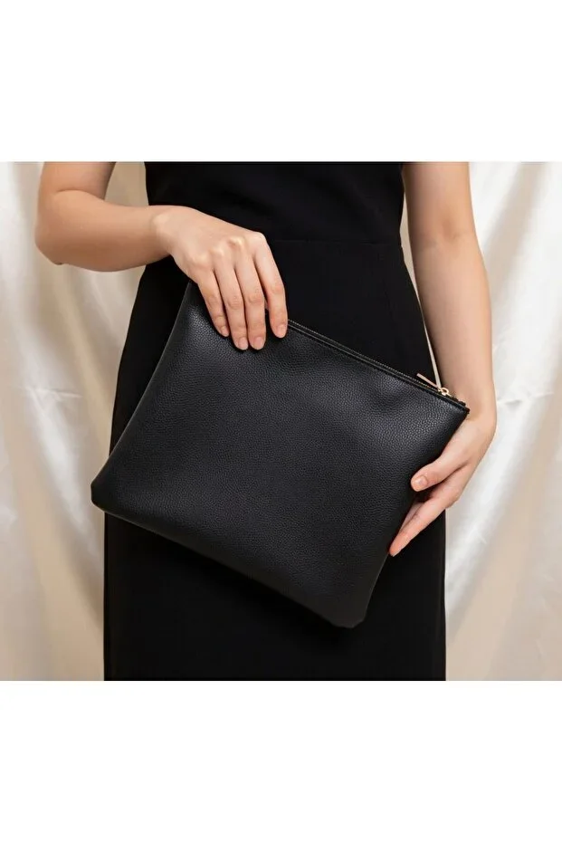 Multi-purpose premium portfolio, makeup and evening bag WITH WRISTLET!