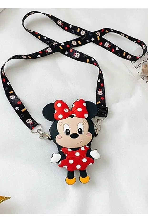 Minnie Mouse Girls' Silicone Bag (8 cm width 11 cm height)