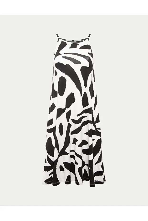 Jersey Printed Midaxi Beach Dress