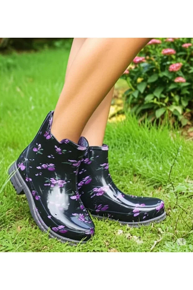 Ankle Boot Women's Rain Boot 36-40 Purple