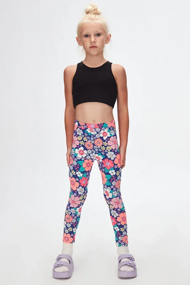 Neon Garden Girls' Printed Summer Tights