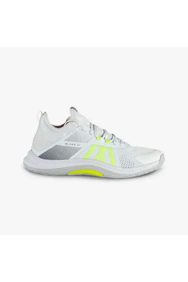 Allsix Volleyball Shoes - White/Yellow - Fit