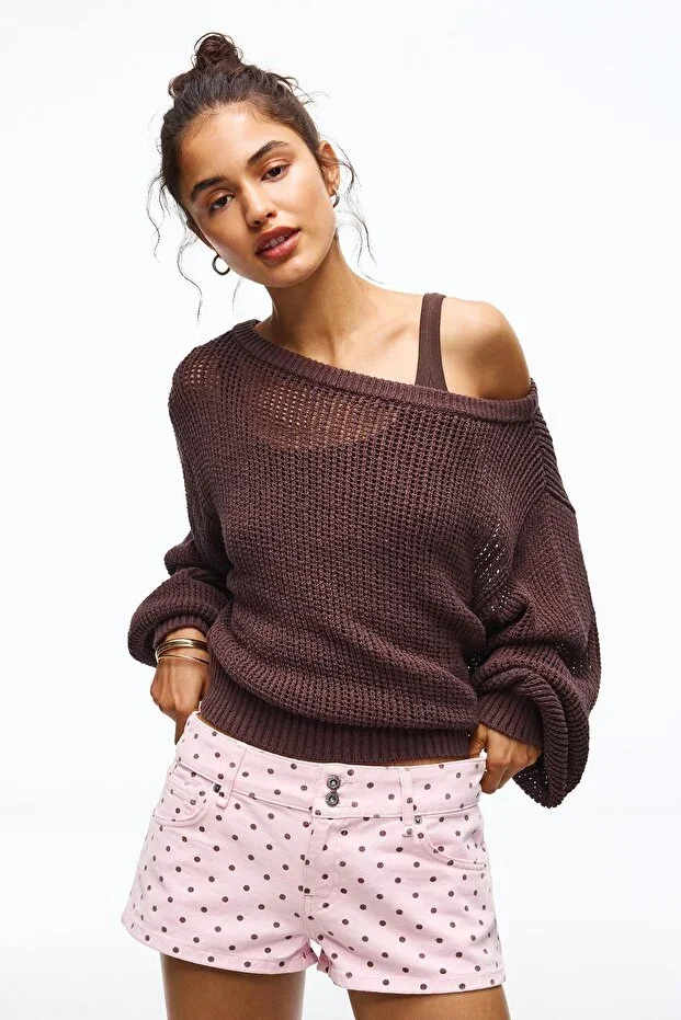 Bershka Polka dot shorts