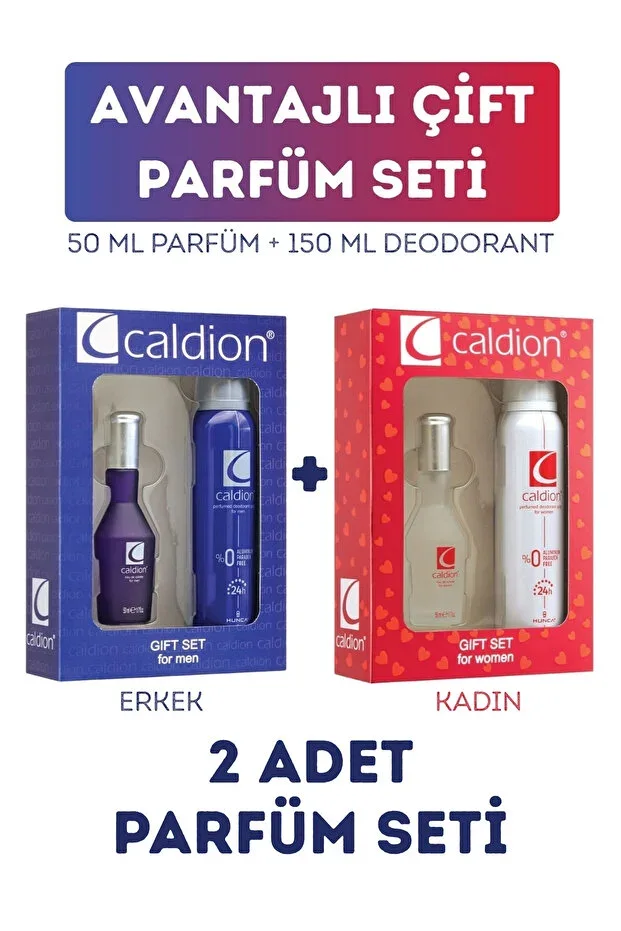 Advantageous Double Perfume Set (2 Perfumes 50 ml + 2 Deodorants 150 ml)