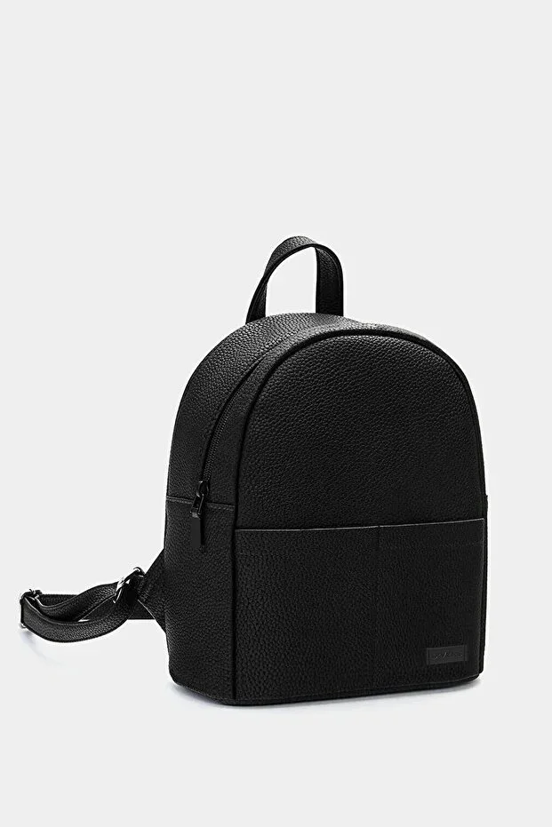Black Mini Women's Backpack