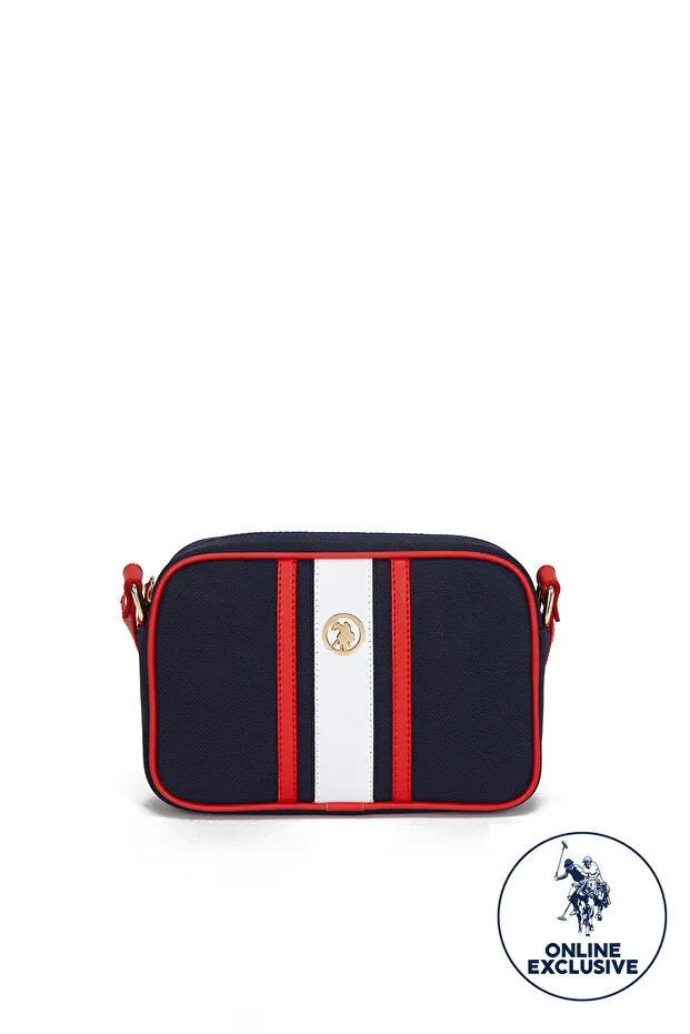 Navy Blue-White-Red Women's Crossbody Bag Us8003 Online Exclusive