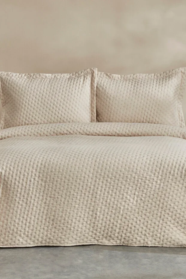 Breeze Soft Double Duvet Cover Ecru