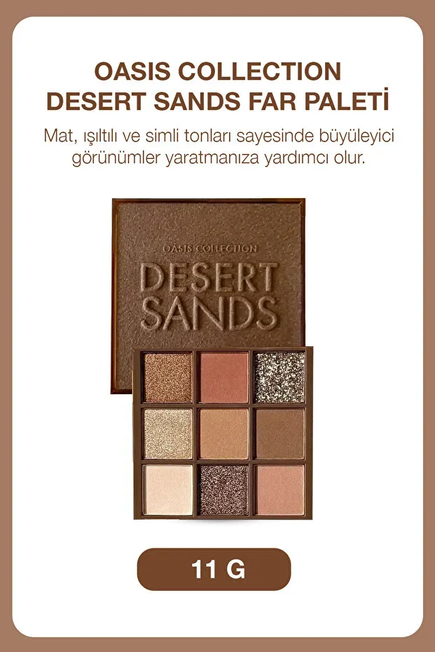 Farmasi Eyeshadow Palette Oasis Collection Desert Sands