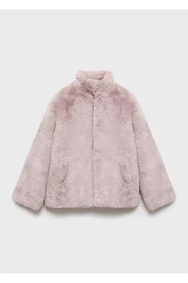 Faux fur coat