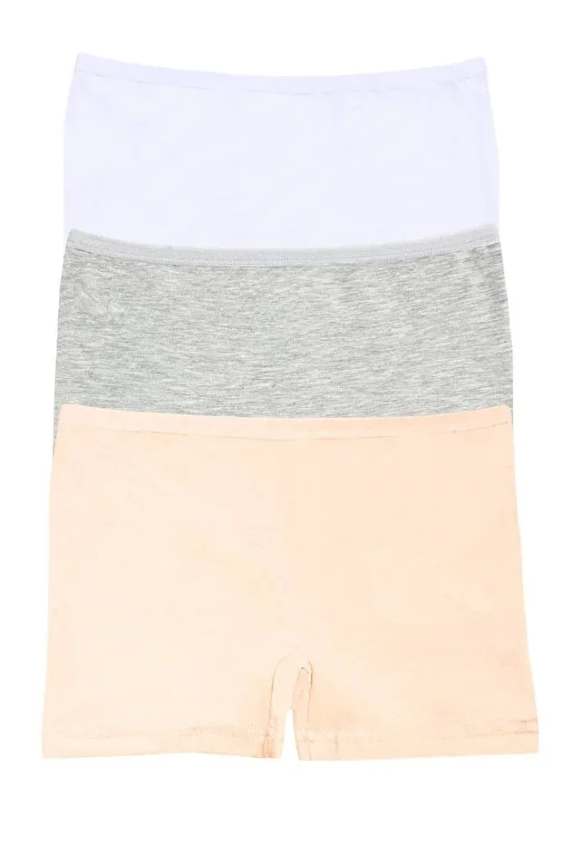 115 Girls Mix 3-Pack Cotton Boxer Shorts