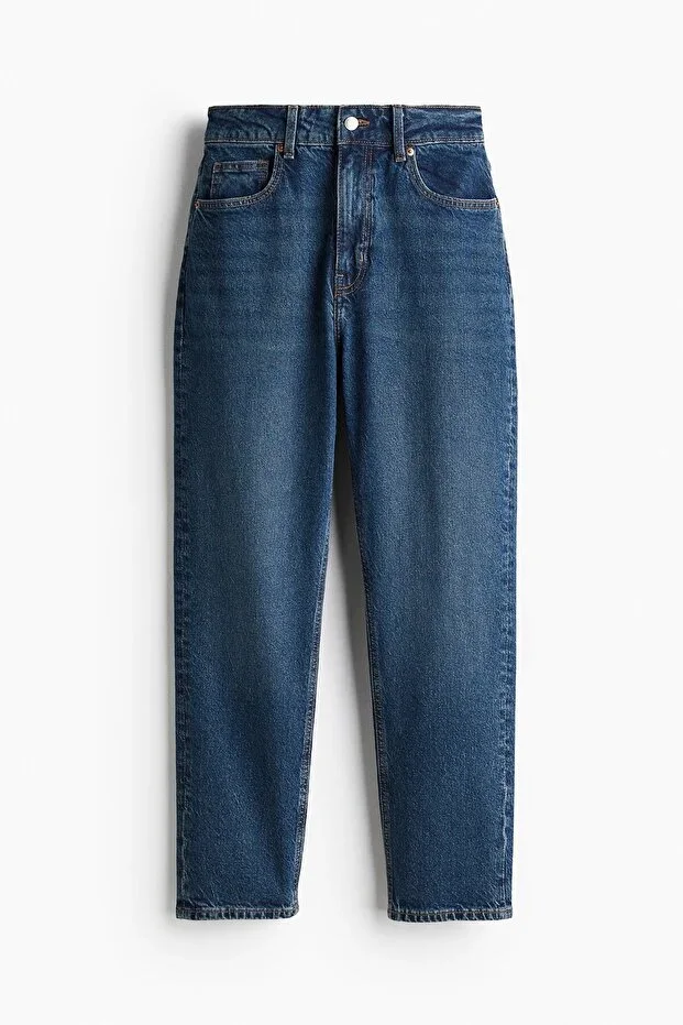 H&M Mom Slim Fit High Waist Ankle Jeans