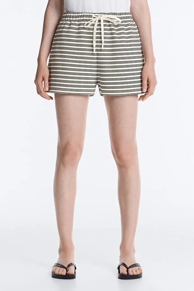 Oysho Striped Cotton Shorts