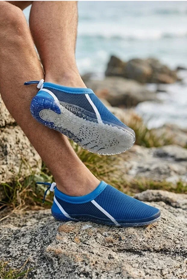 BEACH-70 Unisex Aqua Water Shoes Water Resistant Non-Slip Sole Surf Pool Beach Shoes