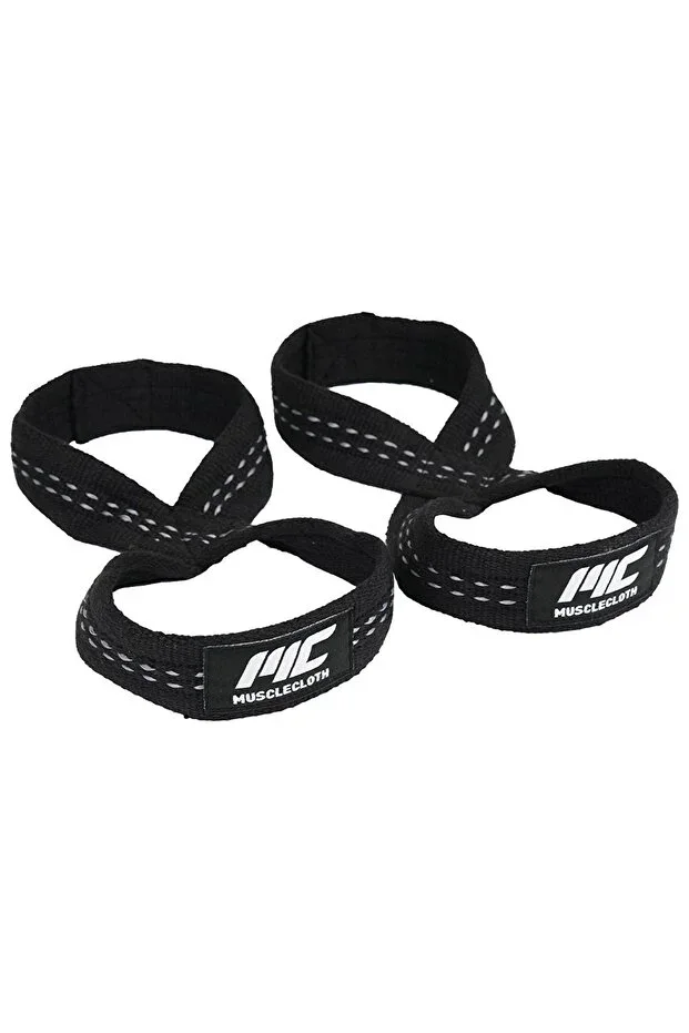 8 Loop Lifting Straps Black (S-M SIZE)