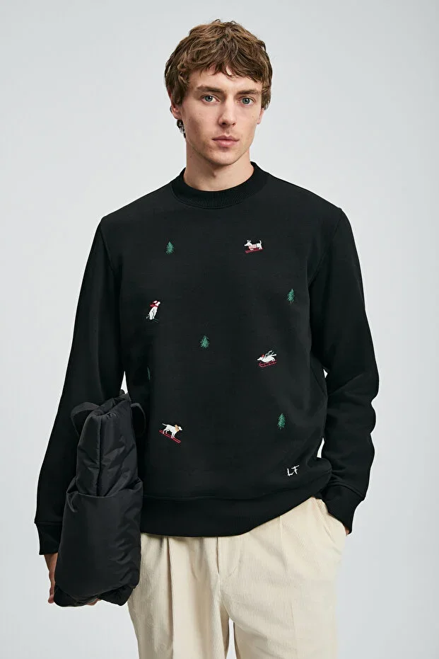 Noel Men's Sweatshirt Black