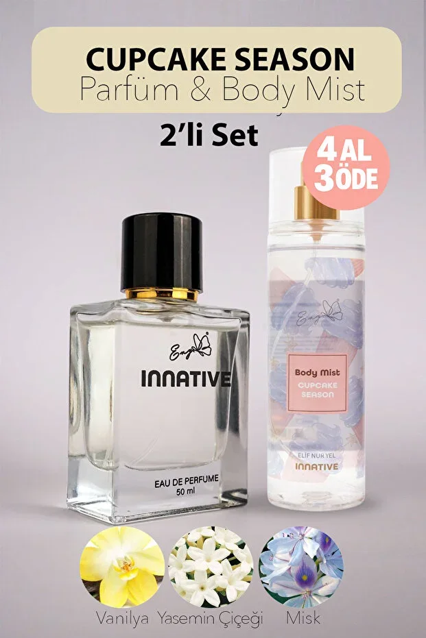 ENY Cupcake Season Perfume and Body Mist Duo Set 50&200ml