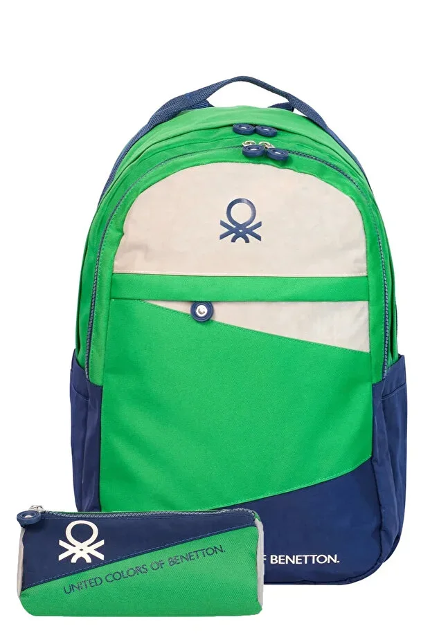 Unisex Youth High School University 2-Piece School Set School Bag and Pencil Case Set 1