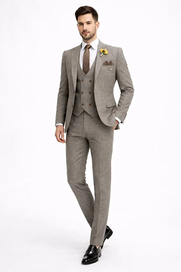 Men's Italian Cut Suit with Vest (2026)