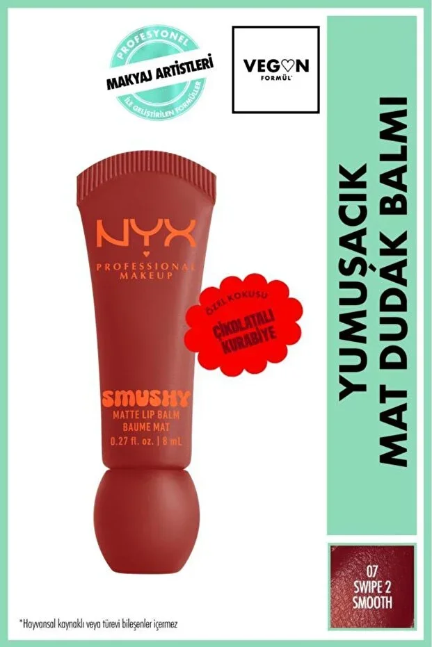 Smushy Soft Matte Lip Balm - 07 Swipe 2 Smooth