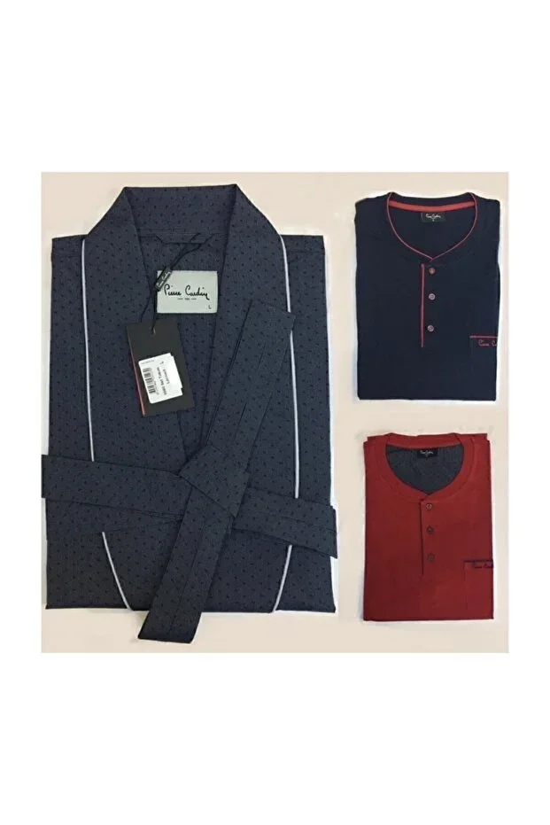 5 Li Uzun & Şortlu Pijama Robdöşambır Damat Çeyiz Seti 5560