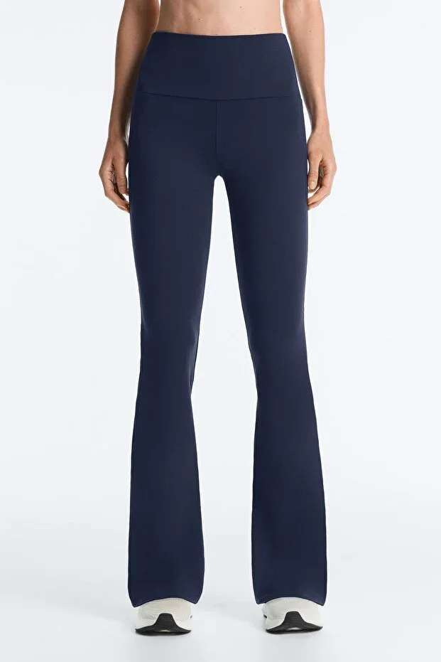 Oysho High-waisted Comfortlux flare trousers