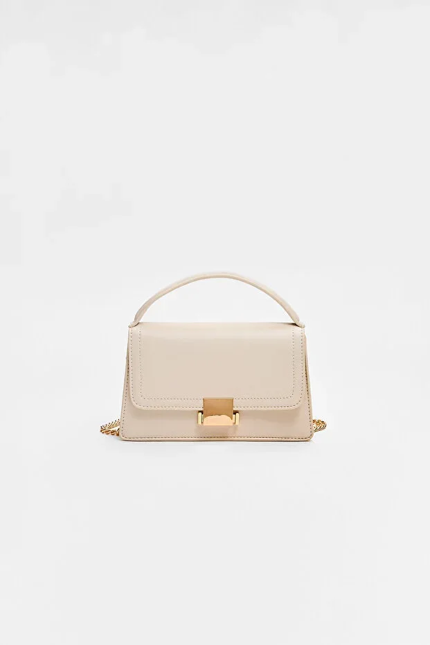 Crossbody bag with double handle