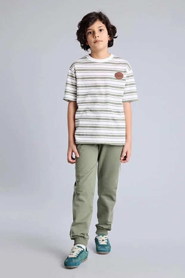 Striped T-shirt Sweatpants 2-Piece Set Boys H0248A826SM