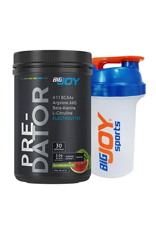 Bigjoy Sports Preworkout PreDator Watermelon Flavor 510g 30 Servings Pre-workout Advanced Blend