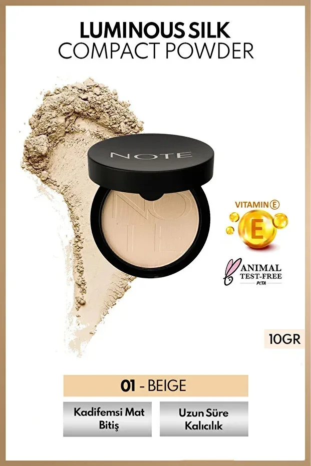 Luminous Silk Compact Powder Matte Finish Powder - 01 Beige