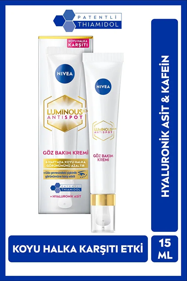 Luminous630 Anti-Dark Circle Eye Care Cream 15 ml, Moisturizing, Thiamidol, Hyaluronic Acid