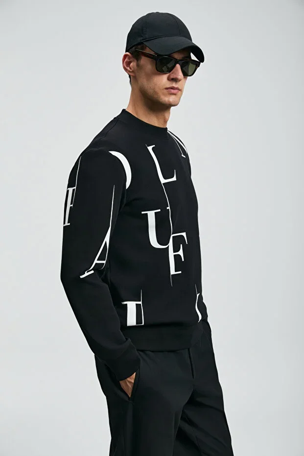 Tıffany Men's Sweatshirt Black