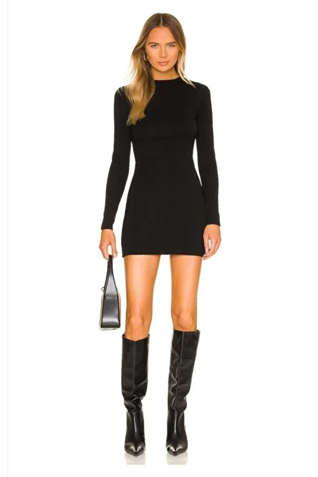 by eymen design Women's Crew Neck Mini Dress