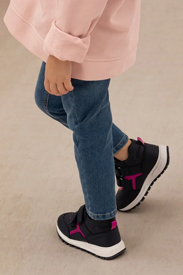 Girls Navy Blue Boots 50277291-VR033