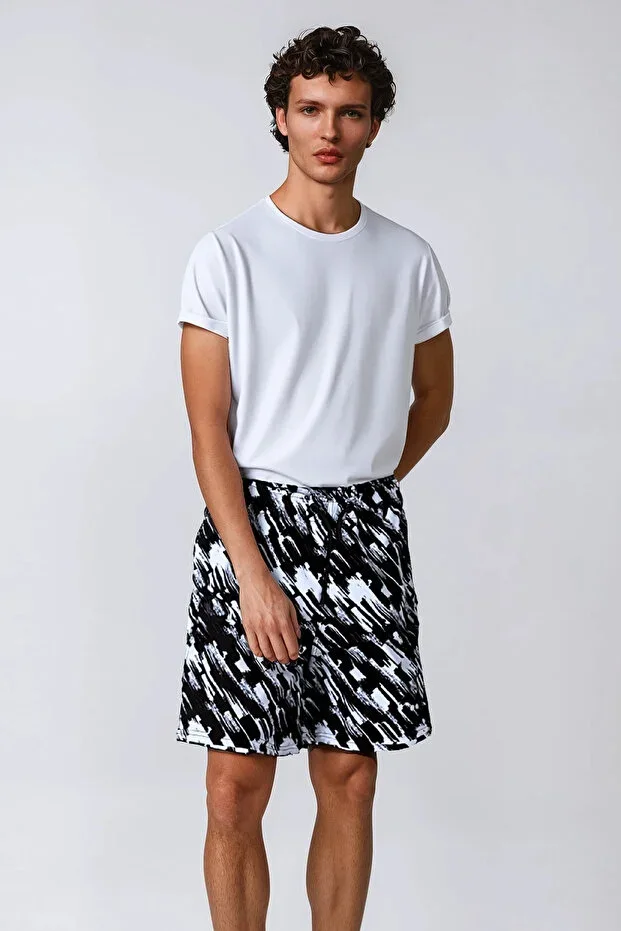Men's Swimsuit - Sea Shorts / Drawstring and Zippered Pocket / Different Color and Pattern Options / New Trend