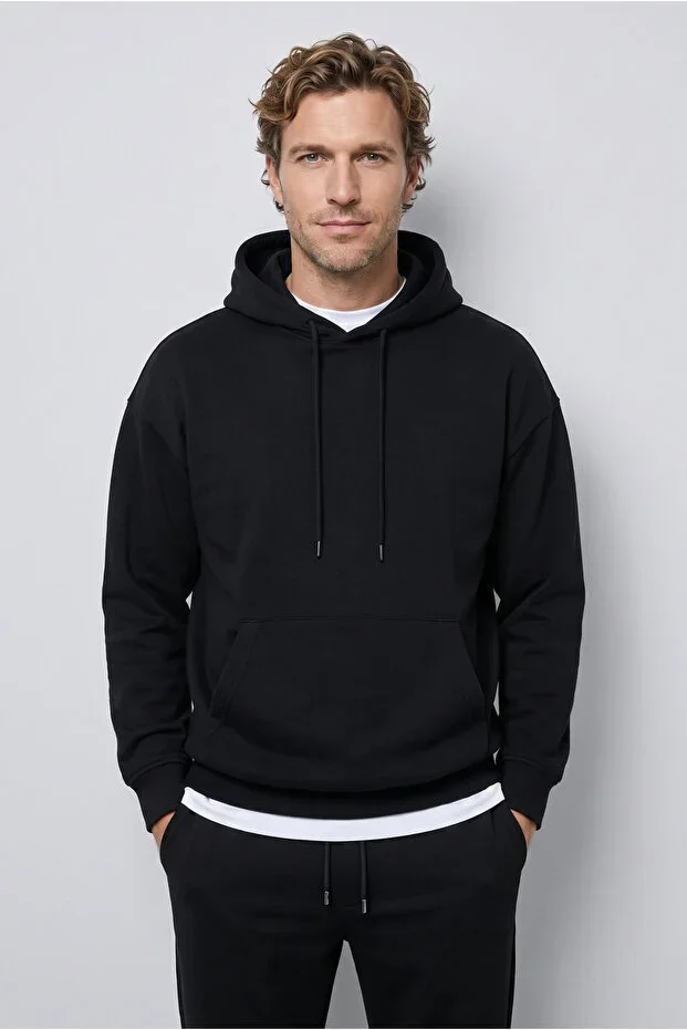 Hooded Oversize Cotton Sweatshirt