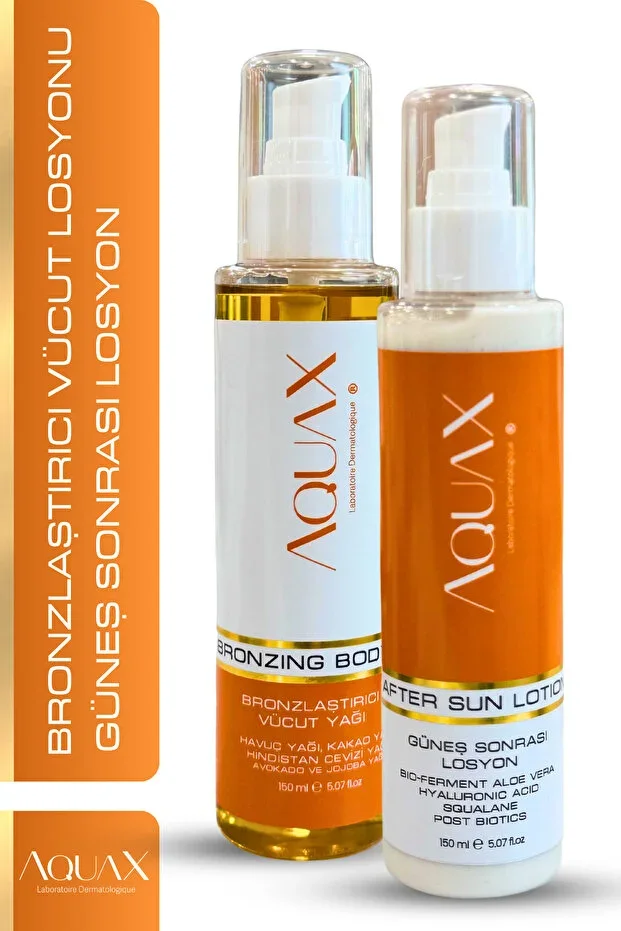 After Sun and Tanning Oil 2 Piece Set