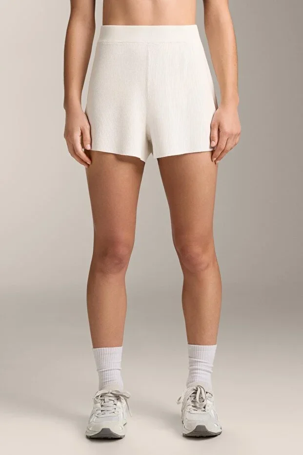 Oysho Washed knit shorts