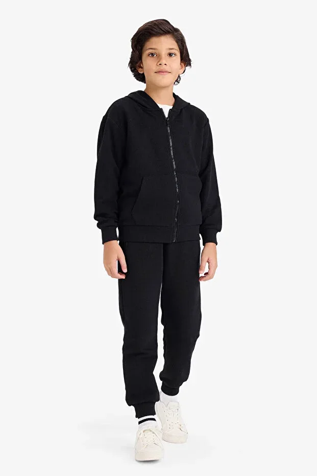 DeFacto B5755A826SP Basic Pike Sweatpants with Elasticated Cuffs for Boys